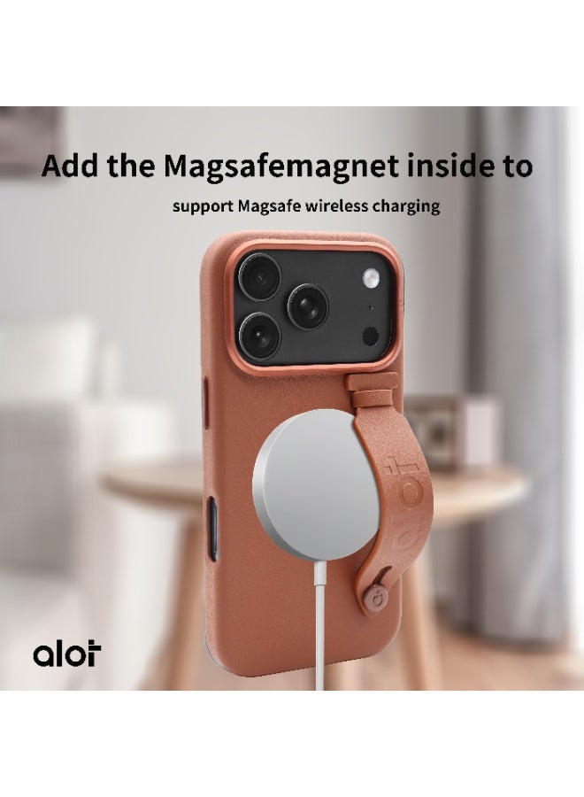 ALot Nobel 17 PRO Magnetic MagSafe Case – Shockproof Protective Phone Cover with Wristband Strap, Raised Camera Protection, Wireless Charging Compatible, Slim Luxury Anti-Scratch Design - Image 5